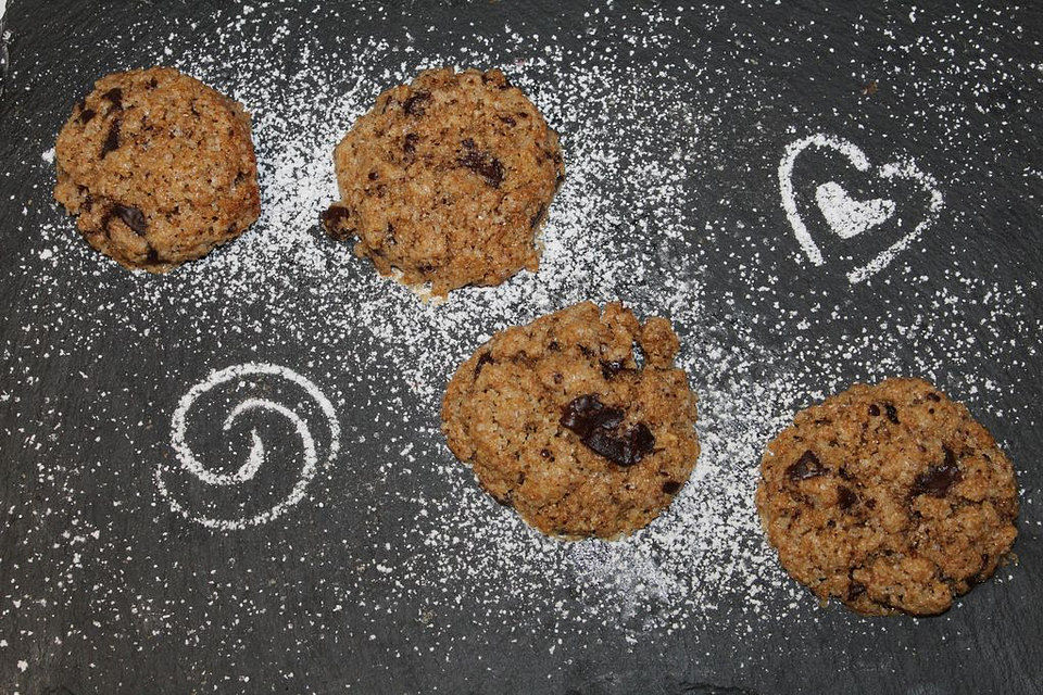 Vegane Chocolate Chips Cookies