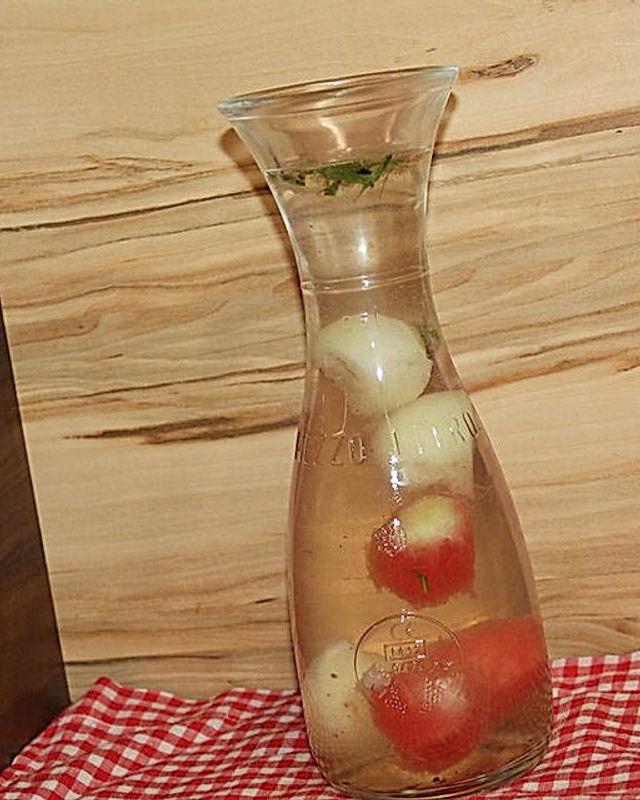 Melonen-Ingwer-Wasser
