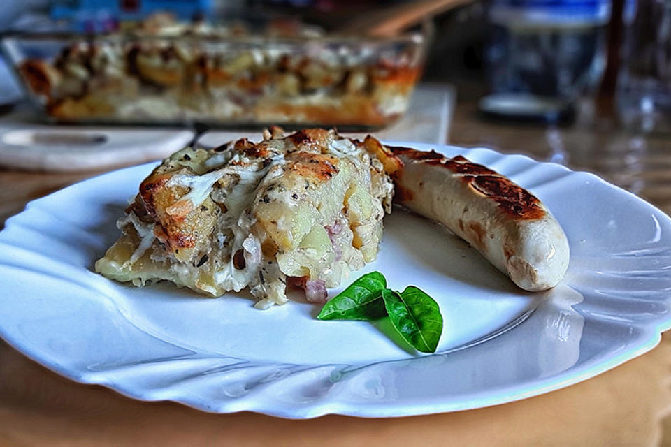 Mediterranes Kräuter-Kartoffel-Gratin - 2 vor 1 zurück