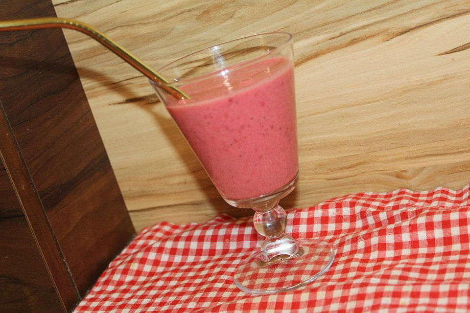 Erdbeer-Himbeer-Smoothie