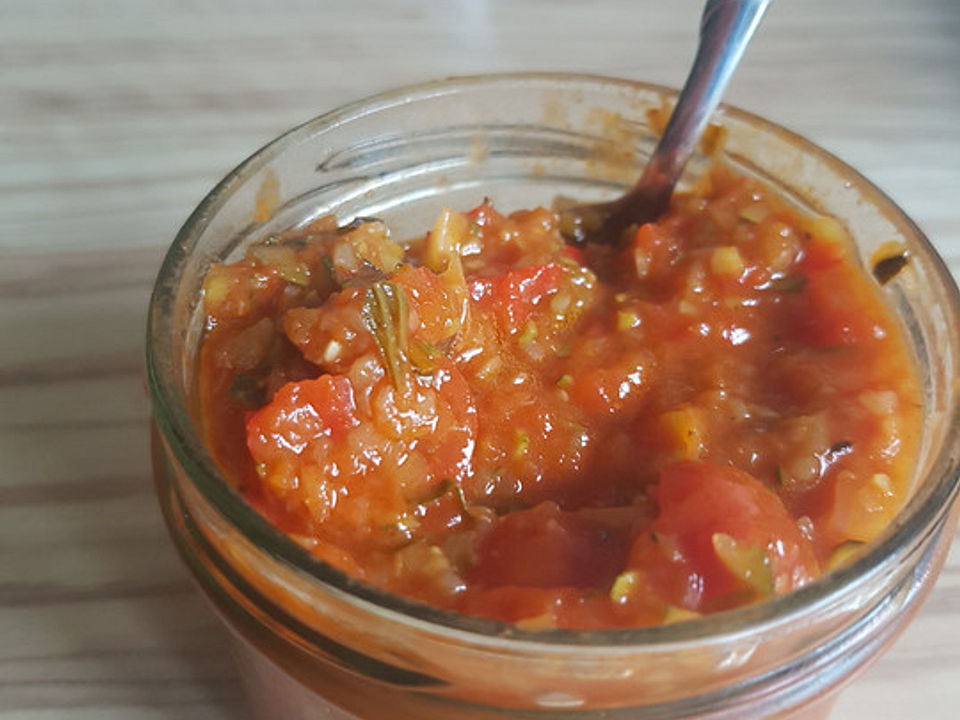 Zucchini-Paprika-Tomaten-Aufstrich von Miriban| Chefkoch