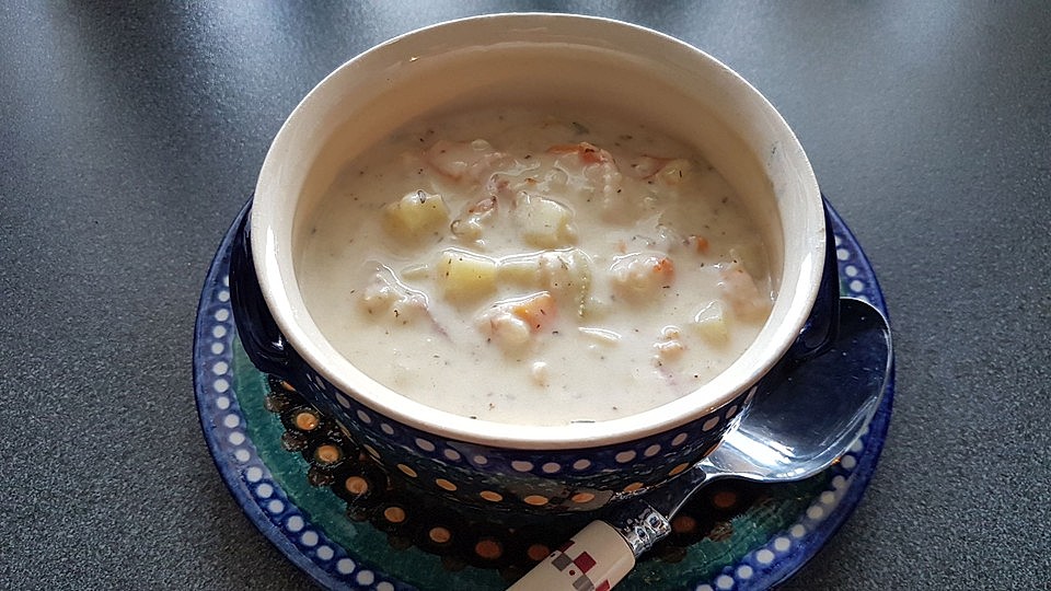 Seafood Chowder - Kanadische Fischsuppe von AlexandraRottmann