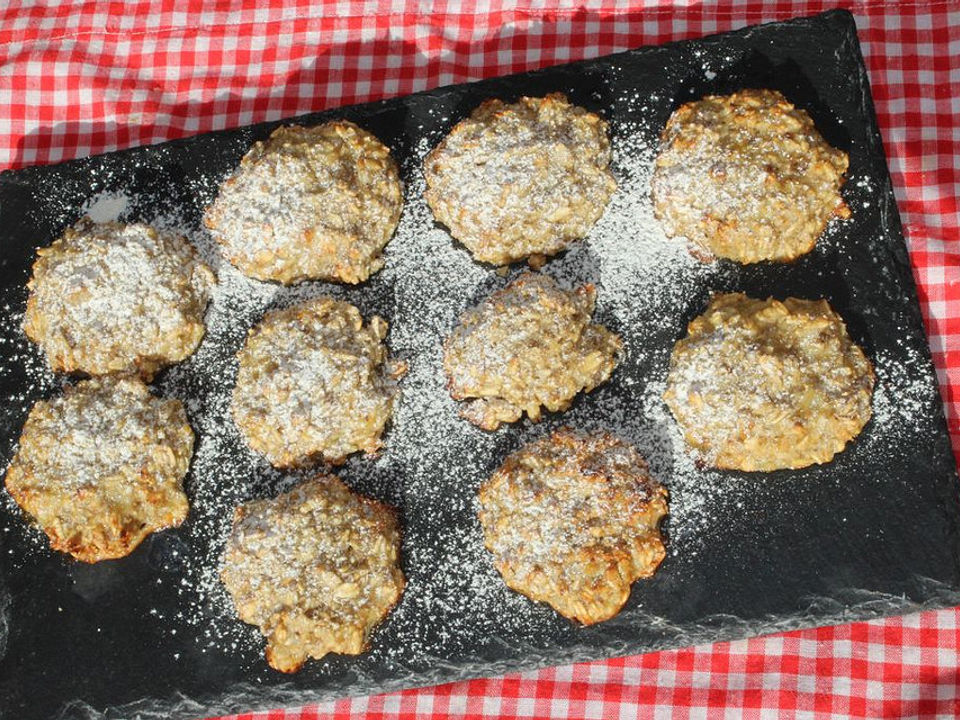 Hafer Bananen Kekse Ohne Zucker Von Yvonneeidem Chefkoch