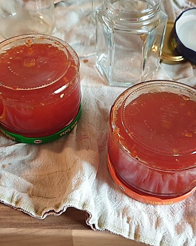 Red Hot Pepper Jelly - scharfes rotes Paprikagelee