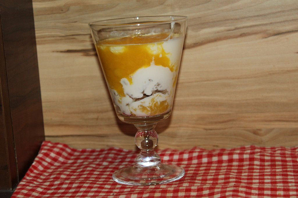 Mango-Joghurt-Dessert