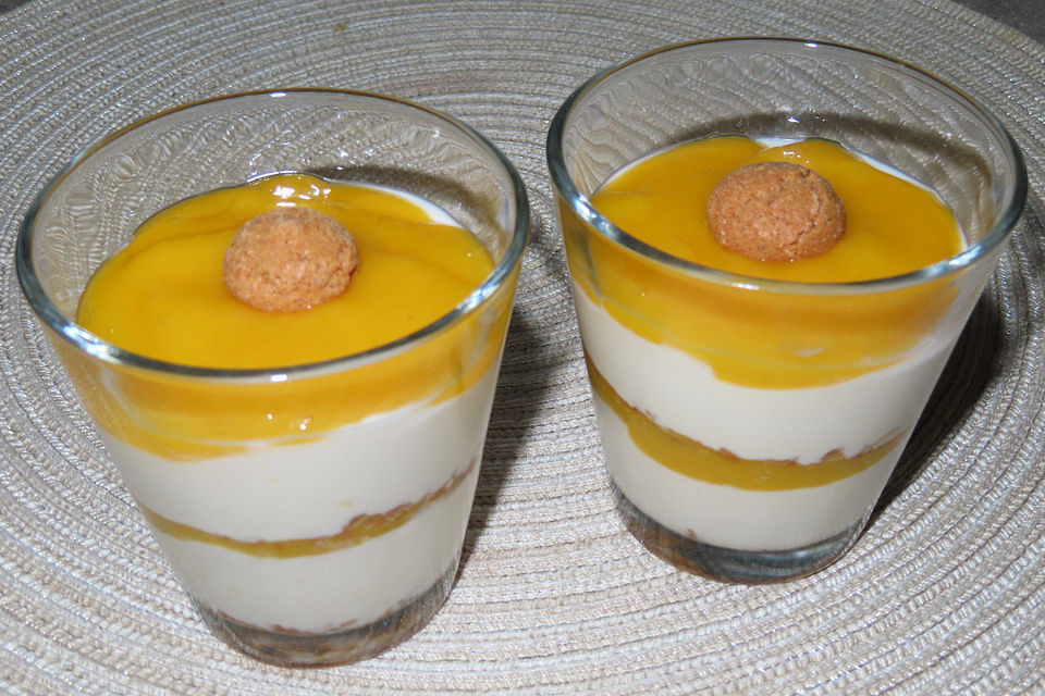 Mango-Joghurt-Dessert