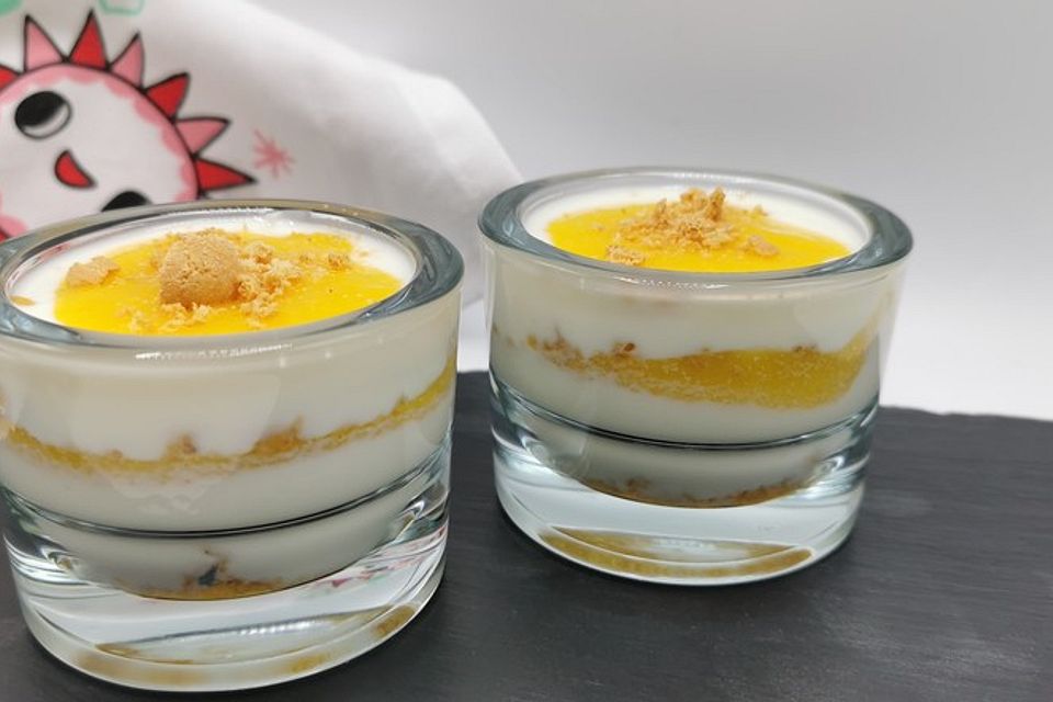 Mango-Joghurt-Dessert