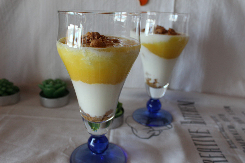 Mango-Joghurt-Dessert