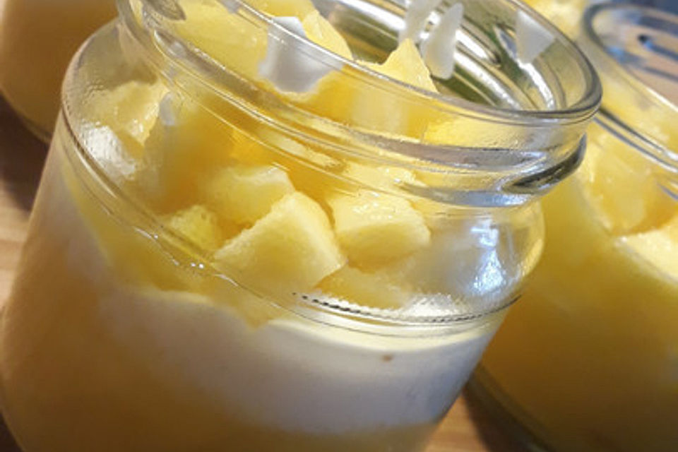 Mango-Joghurt-Dessert