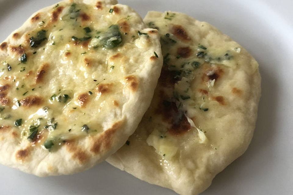 Schnelles Pfannenbrot Schnelles Pfannenbrot