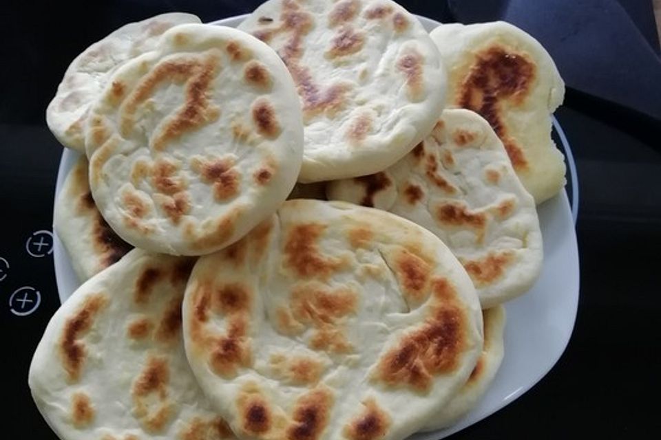 Schnelles Pfannenbrot Schnelles Pfannenbrot