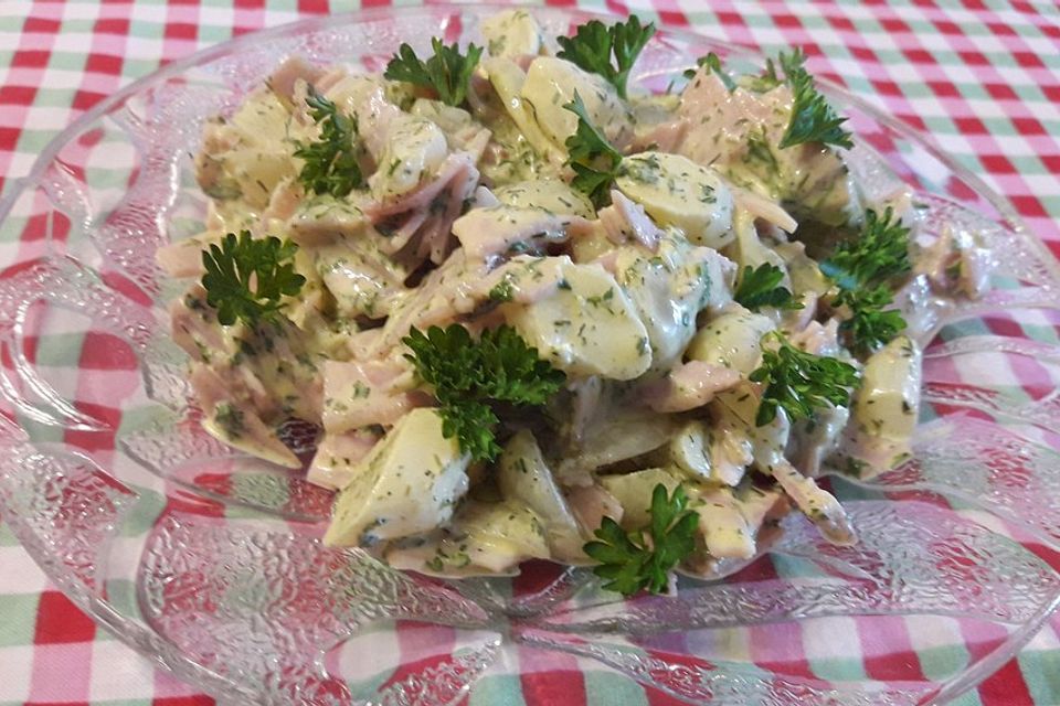 Kochschinken-Spargel-Salat