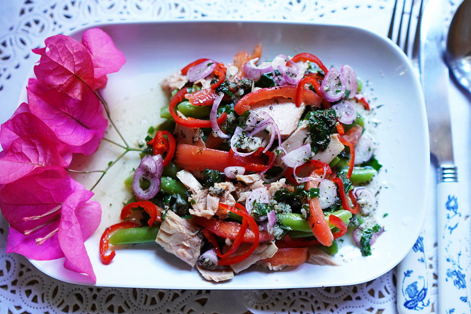 Bönnigheimer Bohnensalat mit Thunfisch