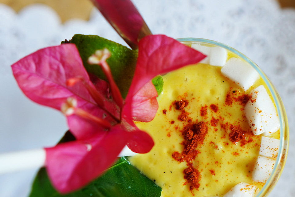 Papaya-Mango-Kokos Lassi à la Kuta-Bali