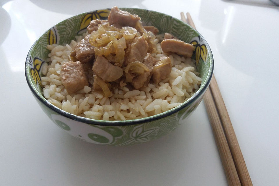 Moo Wan - süßes Schweinefleisch aus Thailand Moo Wan - süßes Schweinefleisch aus Thailand