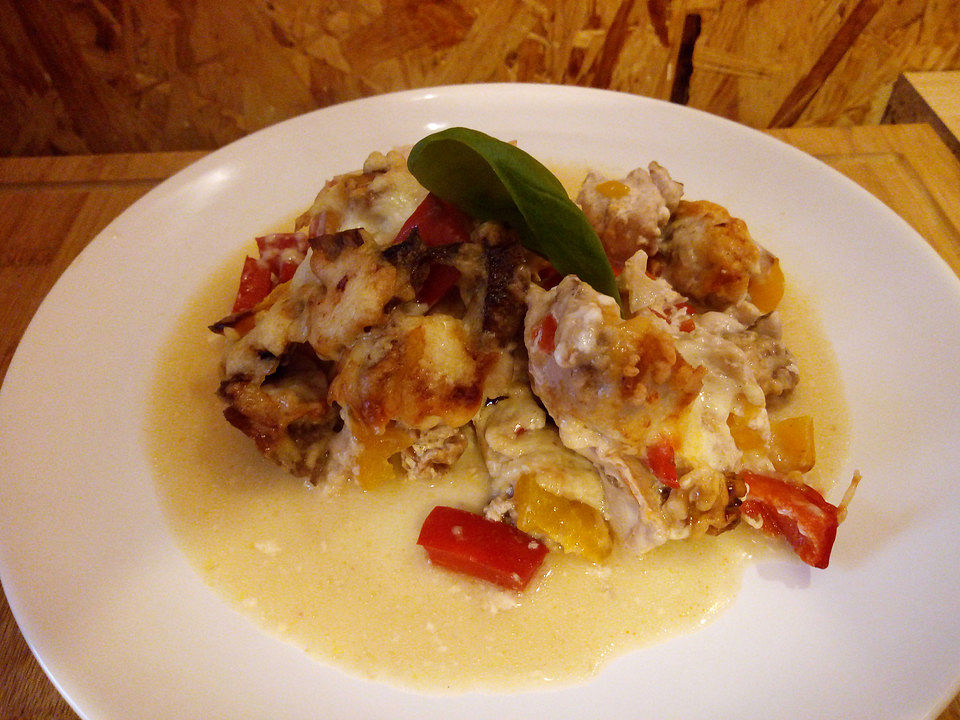 Hähnchen-Walnuss-Auflauf von KrümelmonsterTiffy| Chefkoch