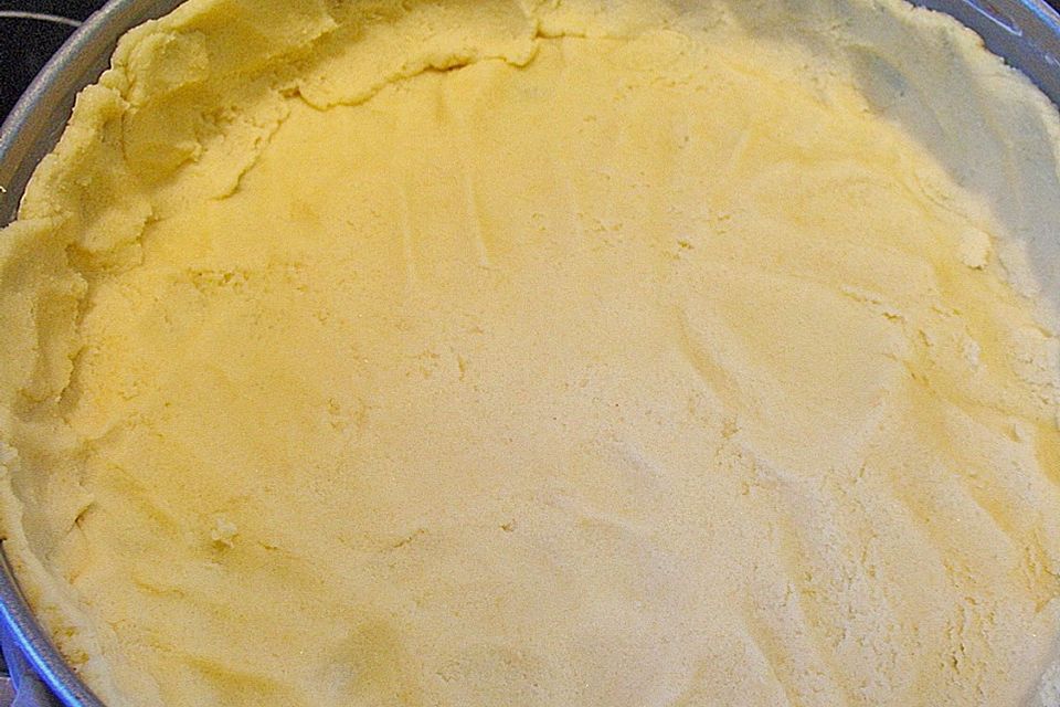 Apfelkuchen mit Sahne - Puddingguss