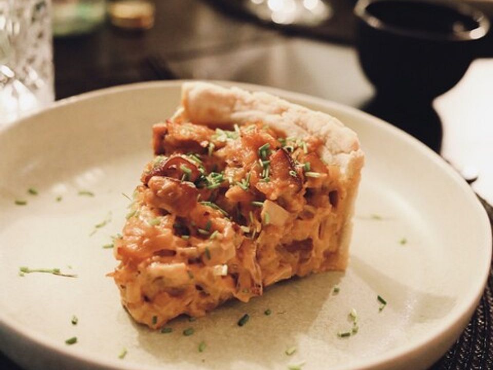 Veganer Zwiebelkuchen mit Mürbeteig von Nik9497| Chefkoch