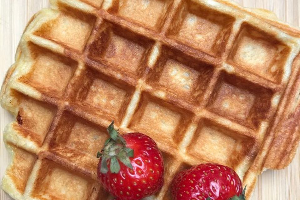 Hefewasser-Waffeln belgischer Art