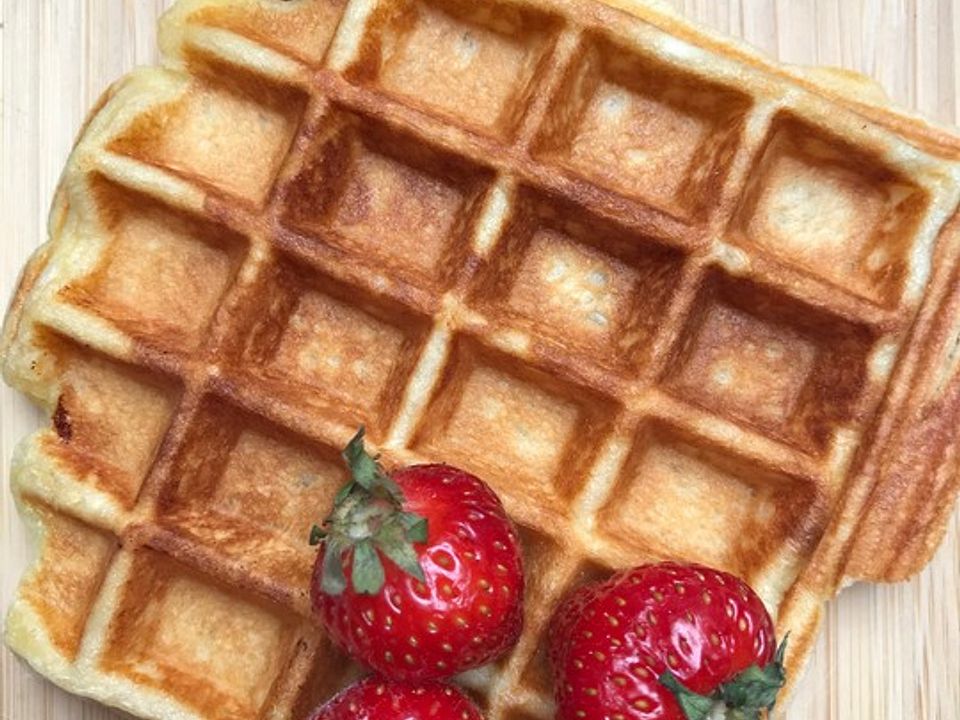 Hefewasser-Waffeln belgischer Art