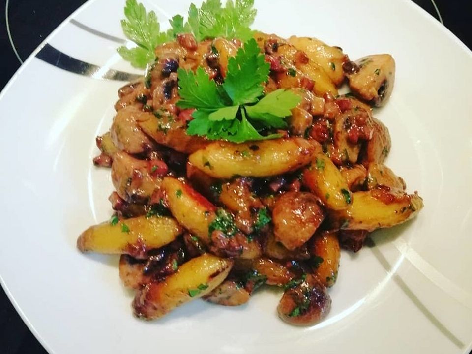 Pilzragout mit Schupfnudeln von SmartList_VKELQ| Chefkoch