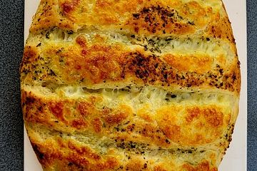 Knoblauch-Mozzarella-Brot