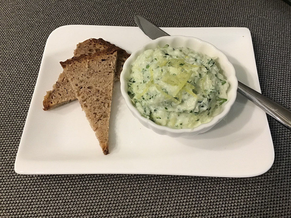 Zucchini-Frischkäseaufstrich von quargl| Chefkoch