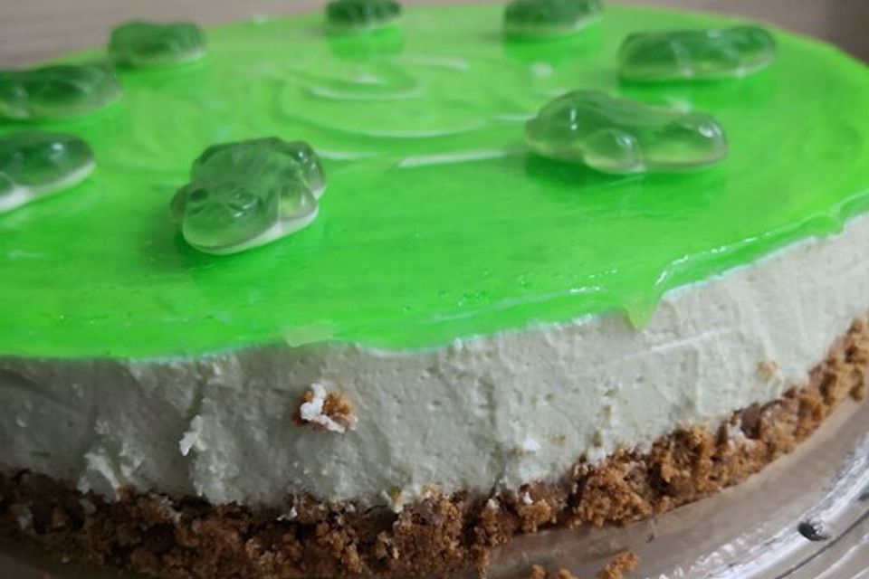 Waldmeister-Frischkäsetorte