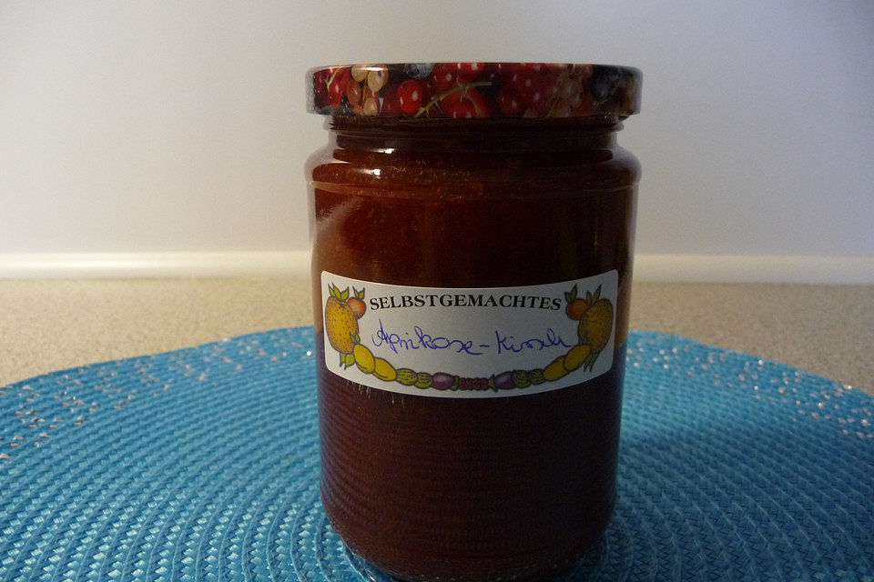 Aprikosen-Kirsch-Marmelade