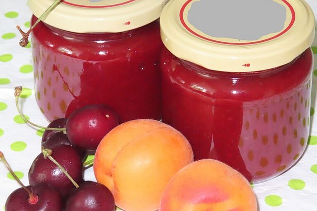 Aprikosen-Kirsch-Marmelade von PeachPie12| Chefkoch