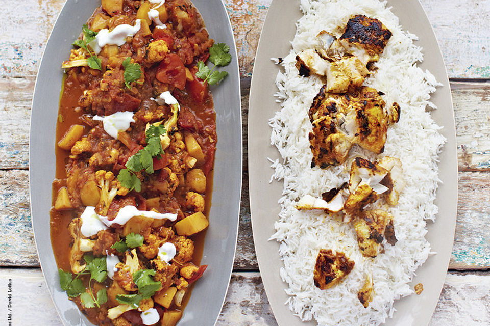 Fantastisches Tikka-Curry mit Fisch