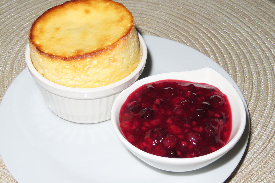 Flaumiges Quarksoufflè