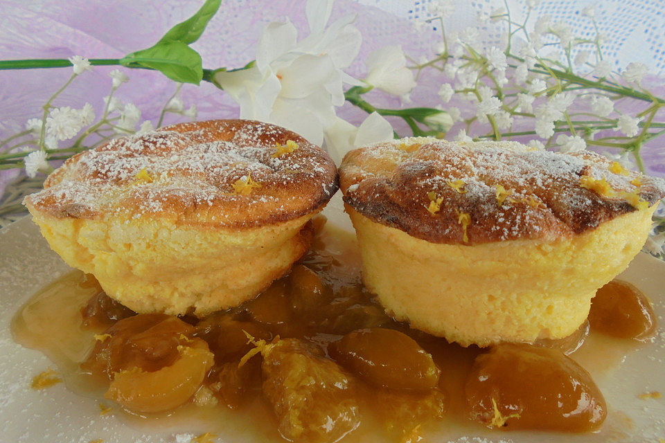 Flaumiges Quarksoufflè