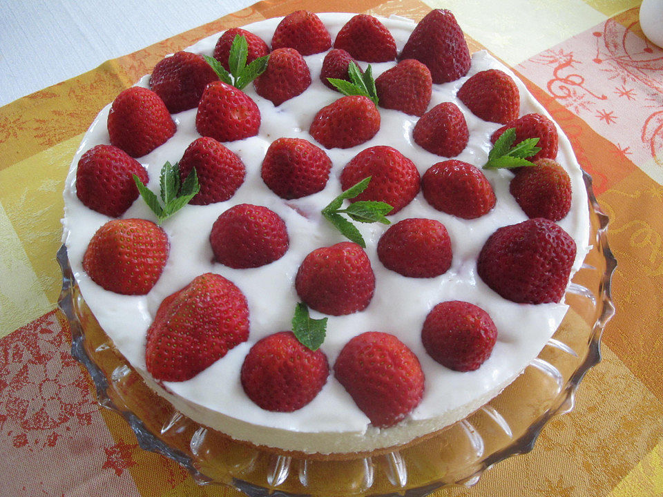 Erdbeer-Quark-Torte von Monika| Chefkoch