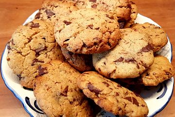 Erdnussbutter-Schoko-Cookies