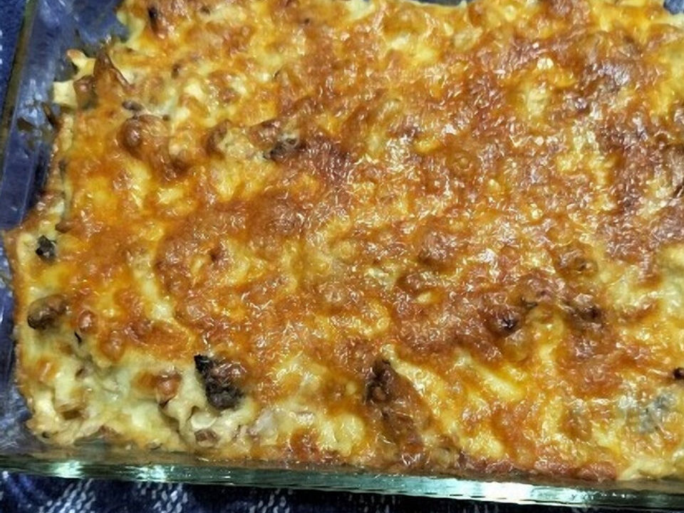 Hack-Kohlauflauf mit Spätzle von Falbrot| Chefkoch