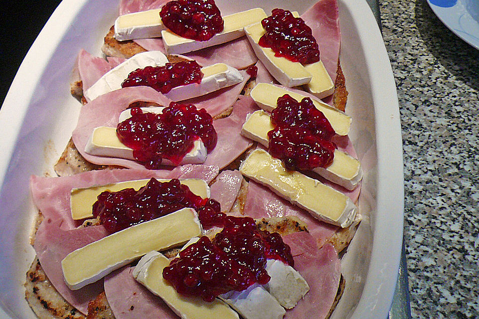 Überbackene Camembert - Schnitzel