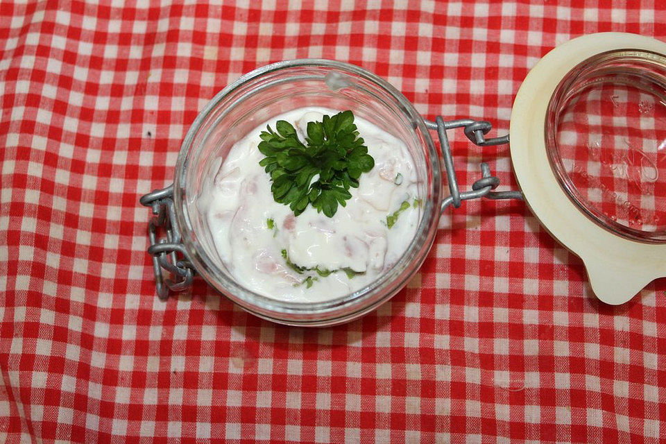 Sour Cream mit Speck