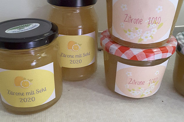 Zitronenmarmelade mit Sekt von Riko17| Chefkoch