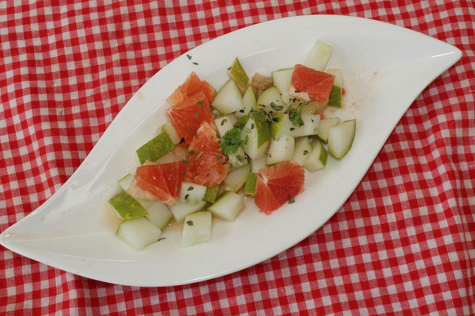 Gurken-Grapefruit-Salat Gurken-Grapefruit-Salat