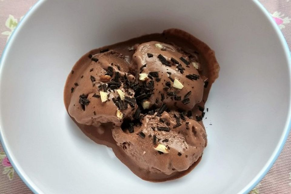 Veganes Schoko-Haselnuss-Eis