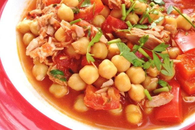 Kichererbsensuppe mit Tomaten und Paprika von KarinKnorr| Chefkoch