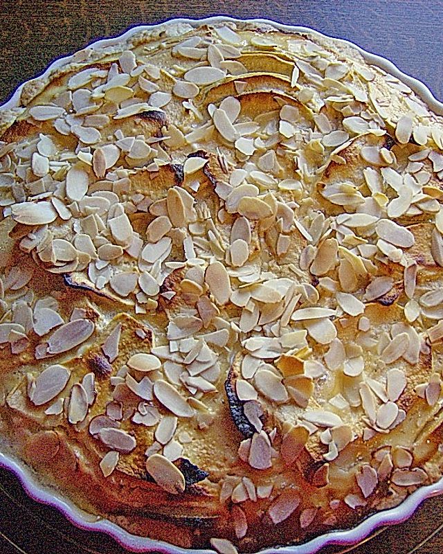 Apfel-Frischkäse-Tarte mit Ahornsirup