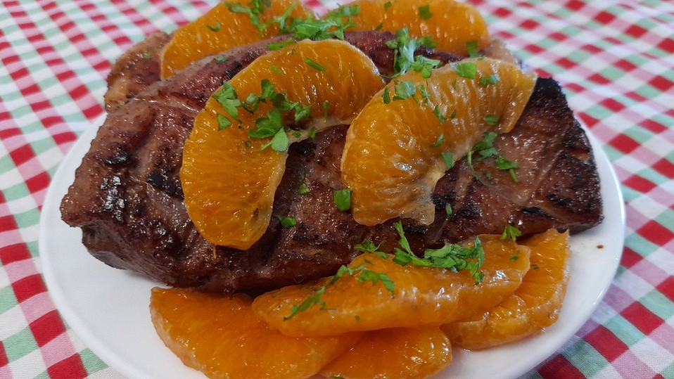 Entenbrust mit Ingwer-Orangen-Sauce von eisbobby