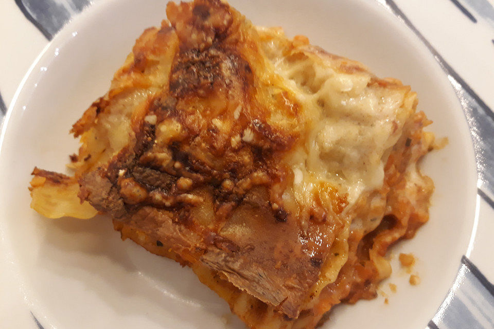 Lasagne mit französischer Bolognese