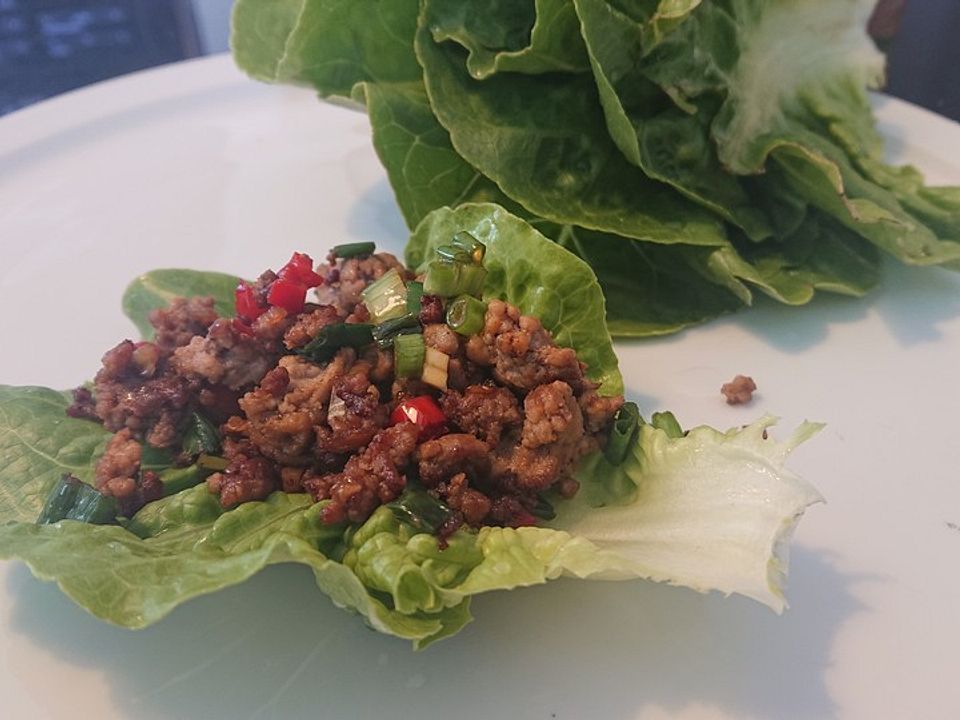 Chili Beef Lettuce Wraps von RayG Chefkoch