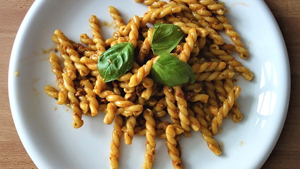 Pesto Trapanese auf meine Art mit Busiate von Mathias56