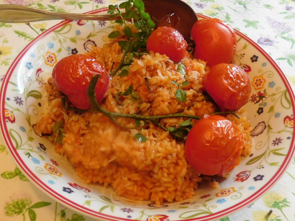 Risotto mit gebackenen Tomaten von Anaid55| Chefkoch