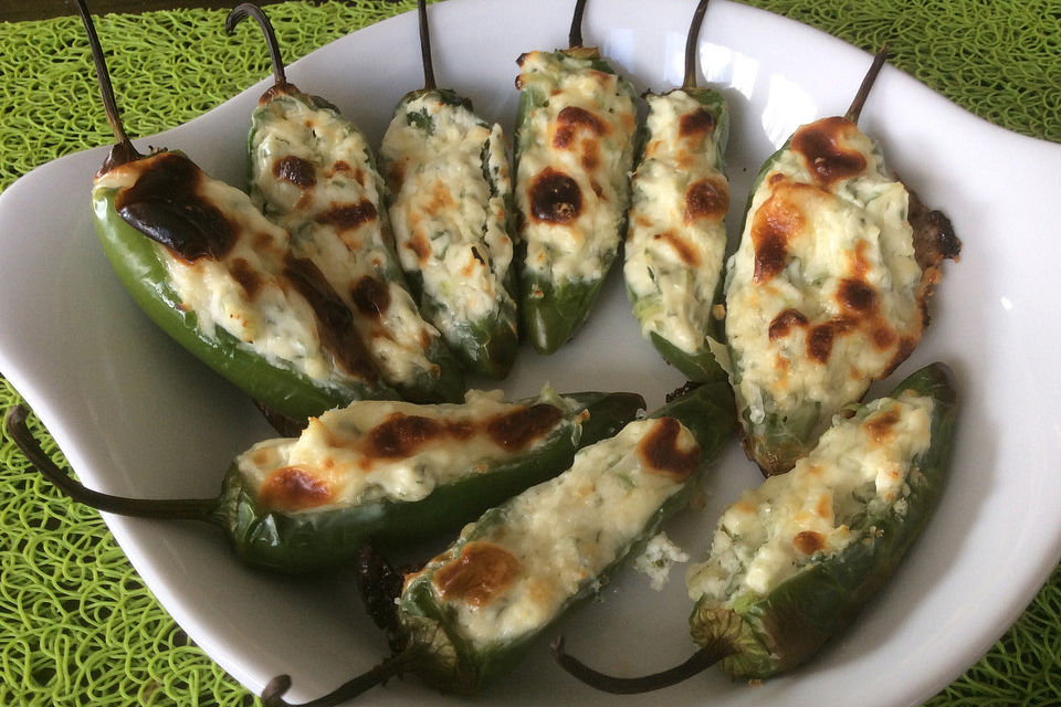 Gebackene gefüllte Jalapeño Poppers