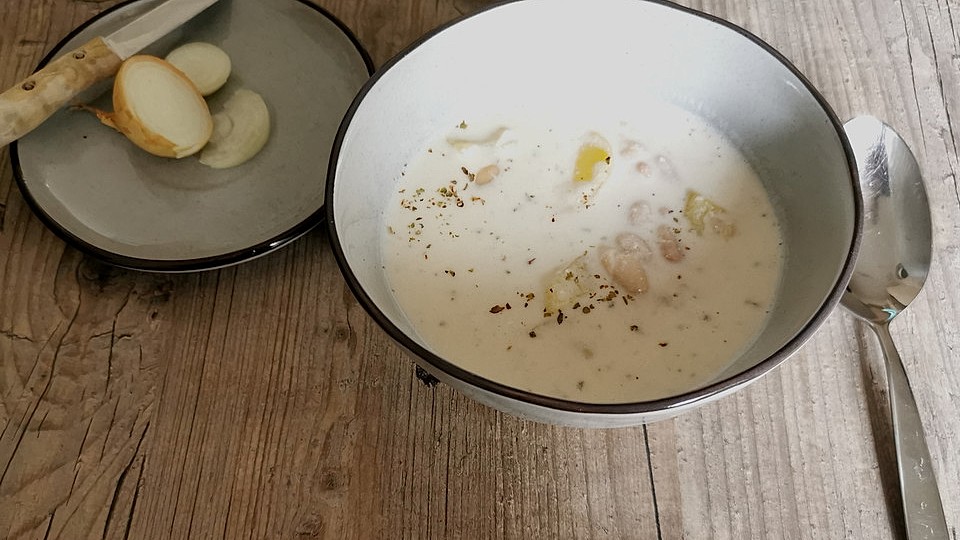 Buttermilch Bohnensuppe Wie Ich Sie Am Liebsten Mag Von Jack Bings Chefkoch 